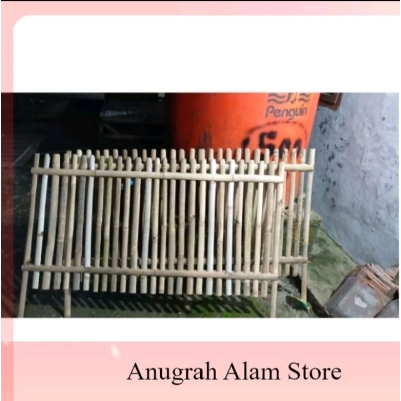 pagar bambu~pagar untuk rumah~ukuran 150x80cm