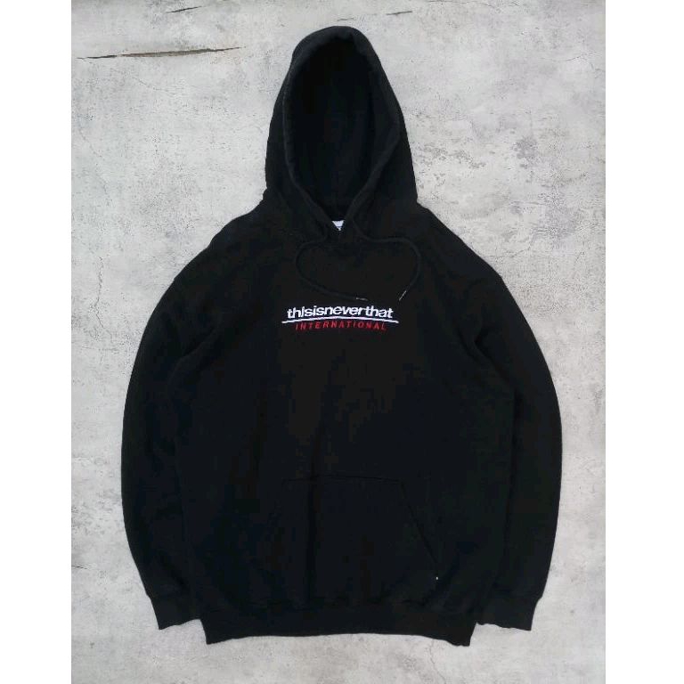 HOODIE THIS IS NEVER THAT SECOND | BLACK
