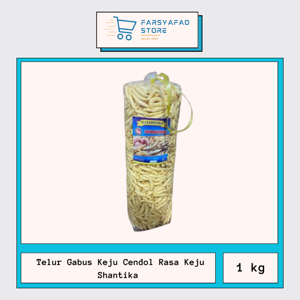 

Camilan Telur Gabus Keju Cendol Rasa Keju Shantika Ukuran 1 kg