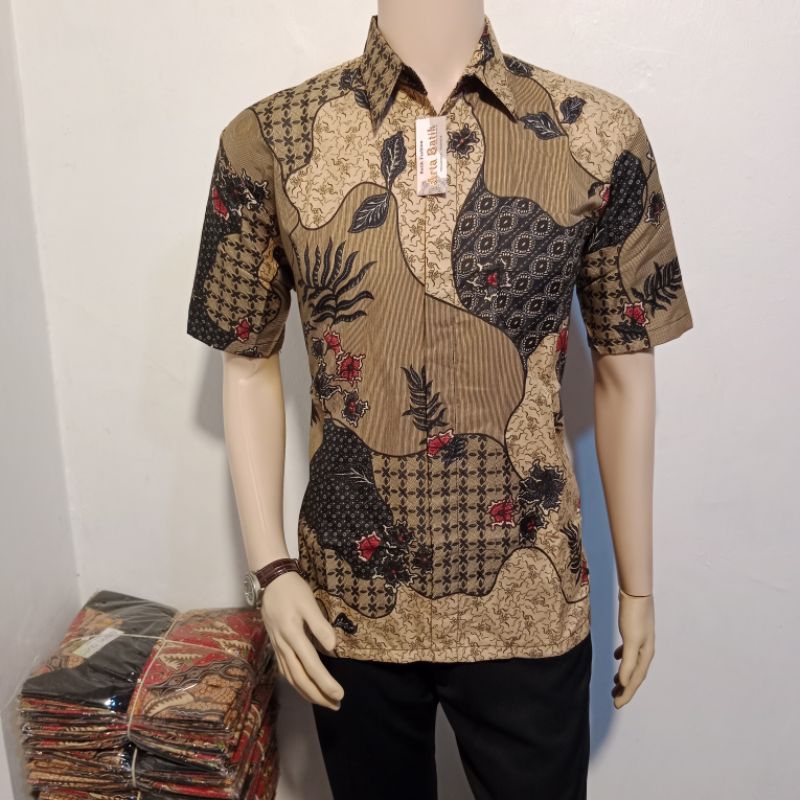 batik sekar jagad bunga merah original arta batik super KODE 007 batik premium l seragam batik kanto