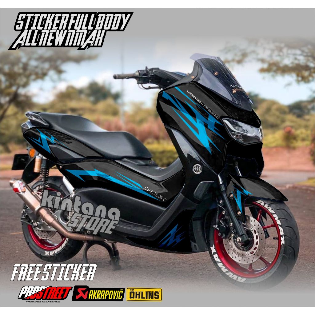 Decal sticker Nmax New Motio Redbull Full body sticker nmax MOTIF GRAFIS KEREN