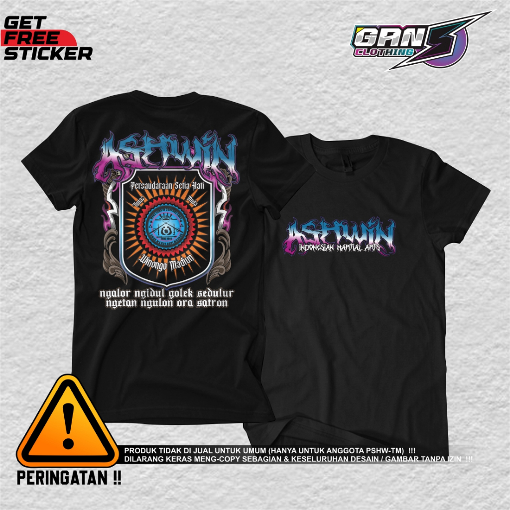 Kaos Ashwin "SH Winongo" - ASHWIN/SH Winongo/PSHW/1903