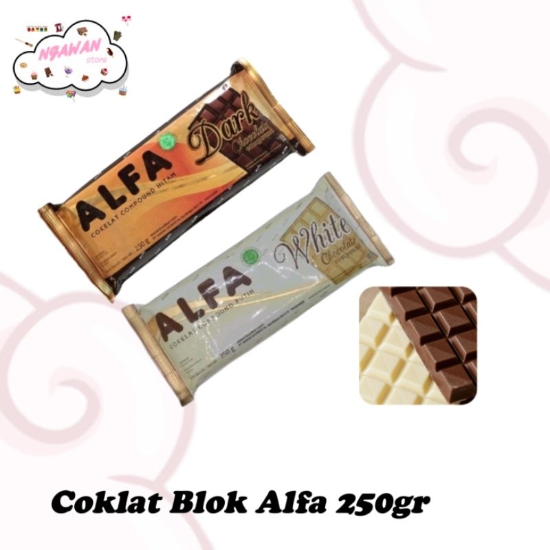 

250gr coklat alfa - coklat batang