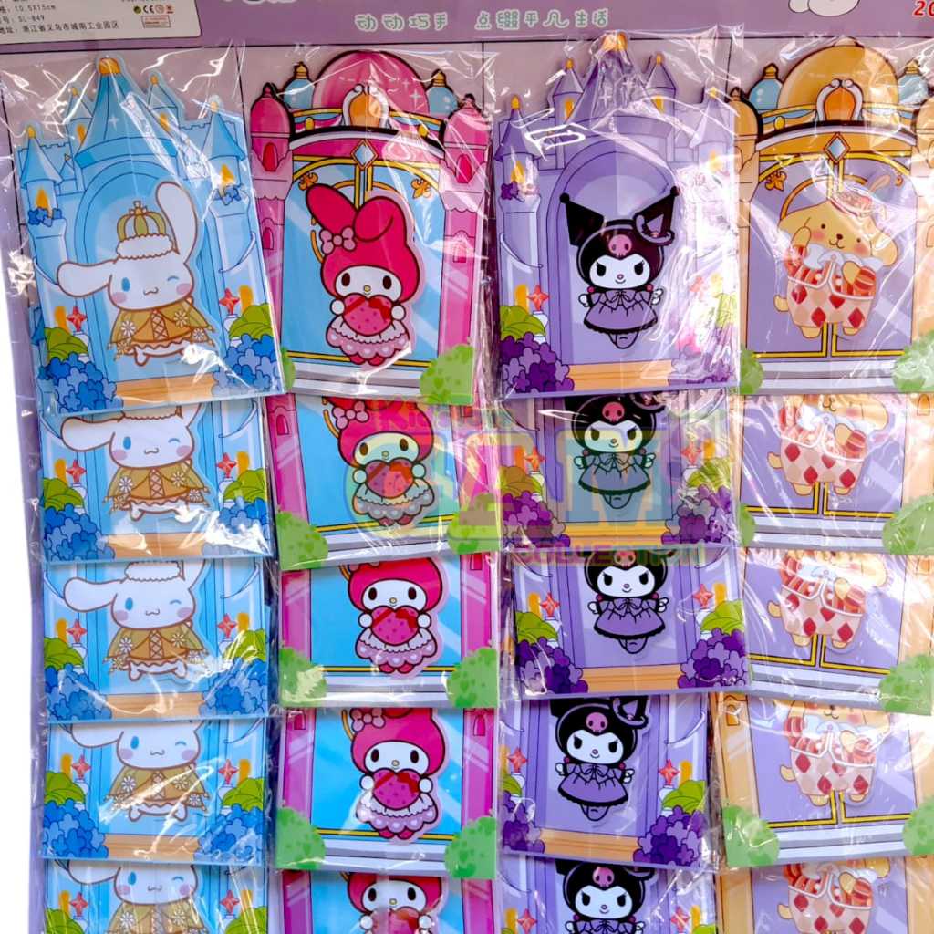 

STIKER MAINAN BAJU BAJUAN SANRIO | MAINAN ORANG | STIKER JENDELA