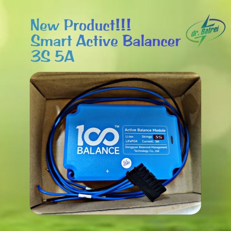 Daly BMS 100 "hardware active balance" for li-ion NCM & lifepo4 3s5A