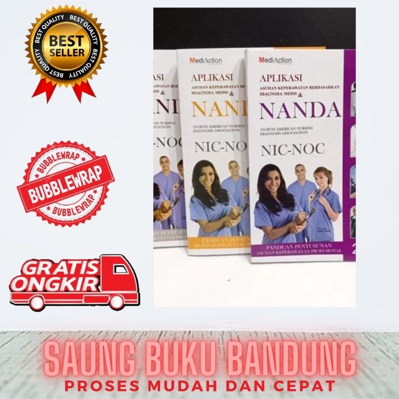 PAKET 3 BUKU ASUHAN KEPERAWATAN PRAKTIS DAN APLIKASI NANDA NIC NOC 2015 jilid 1 s/d 3