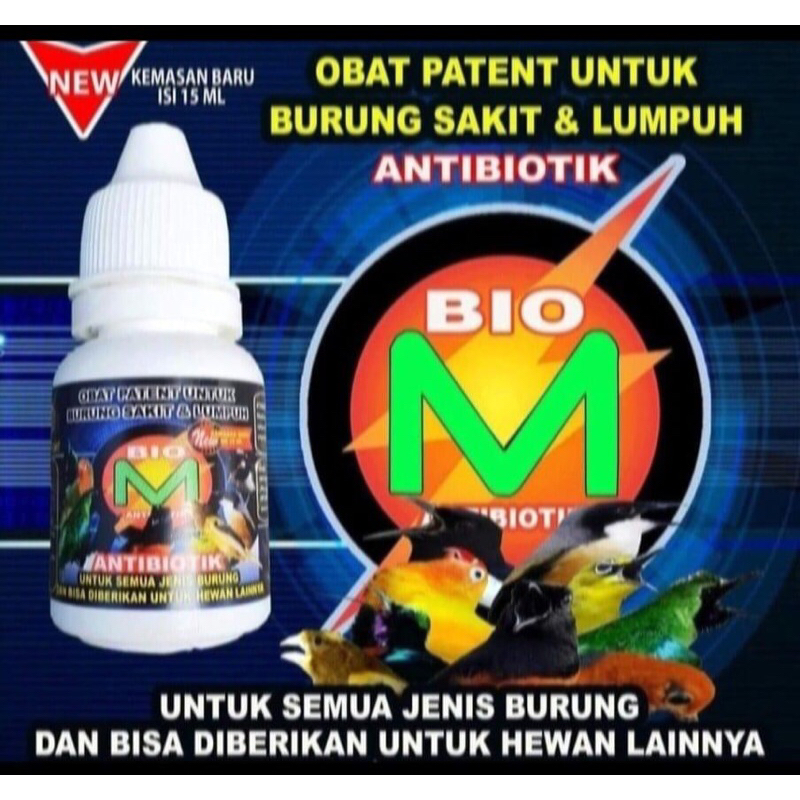 BIO-M antibiotik untuk burung