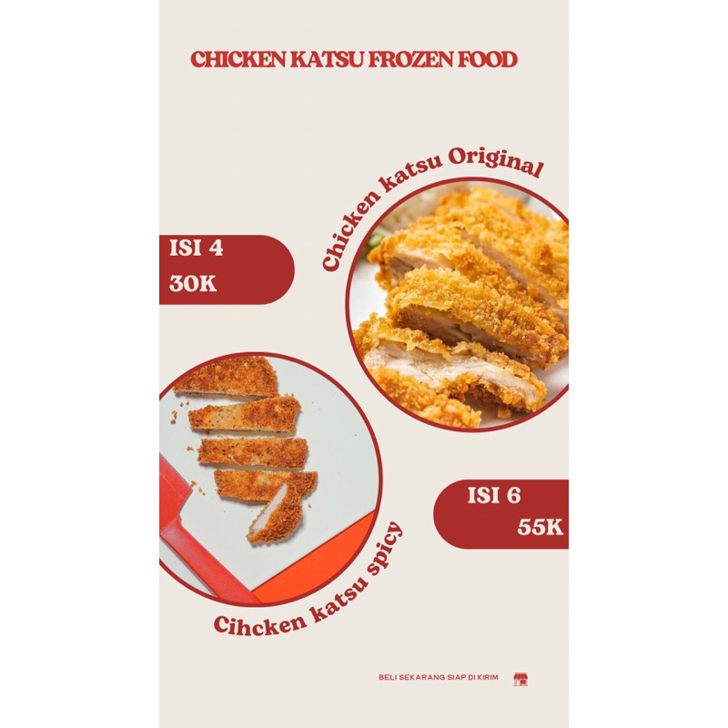 

Frozen food Cihcken katsu isi 4 biji
