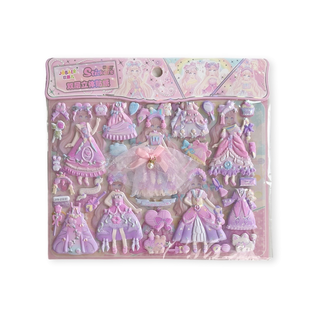 

Pinky Bee Sticker/Stiker Spons 3D Dress Up 69201300