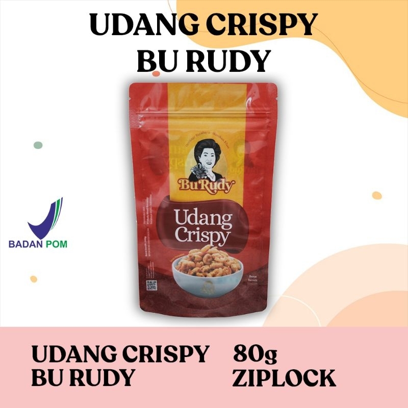 

Udang Crispy Bu Rudy 80gr Pouch Ziplock Asli