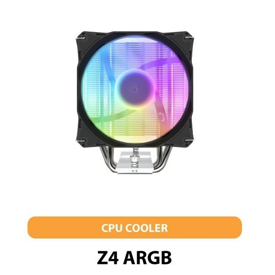 DarkFlash Z4 A-RGB CPU Cooler [Support Intel & AMD]