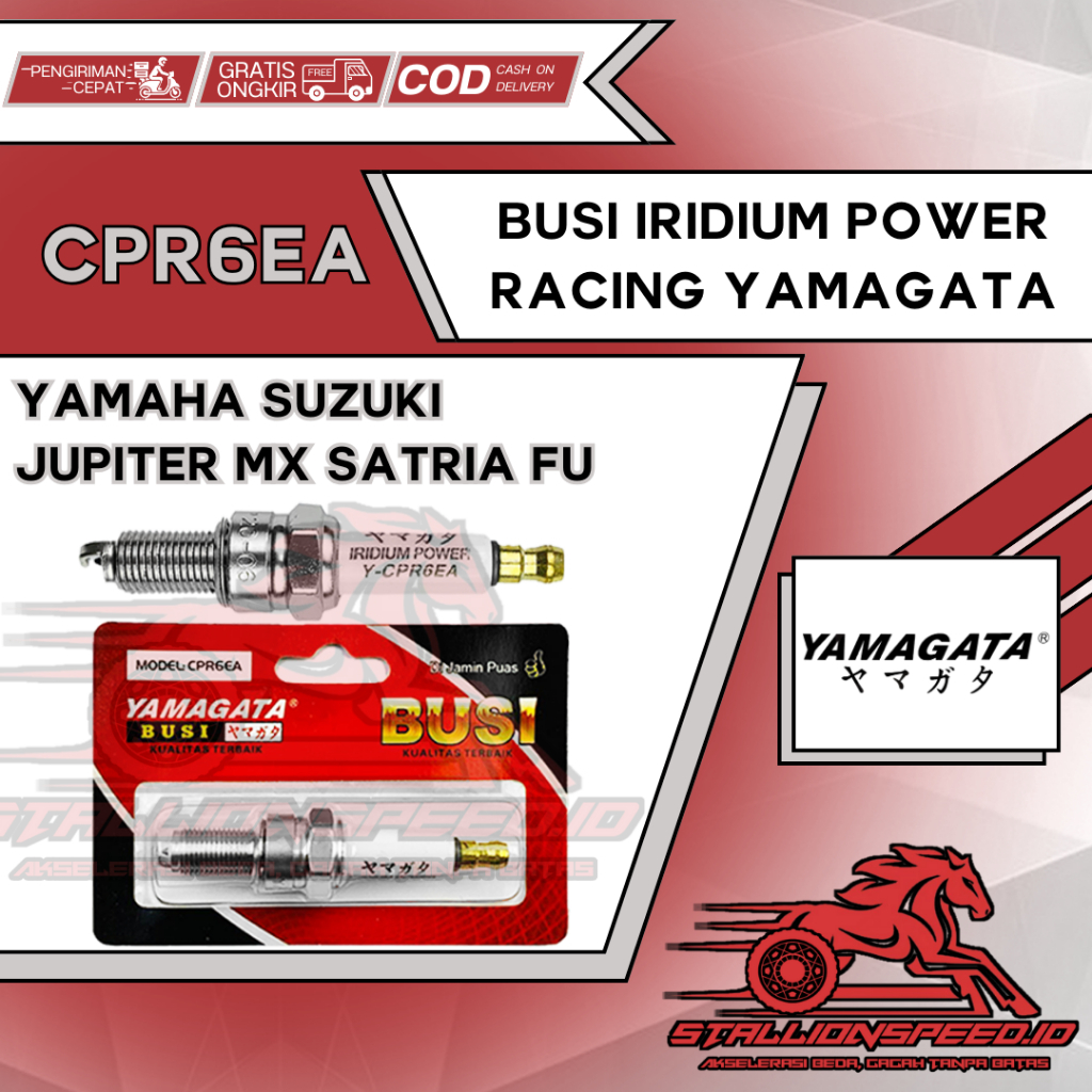 Busi Racing Yamagata Iridium Power Yamaha Suzuki Jupiter MX Satria Fu CPR6EA