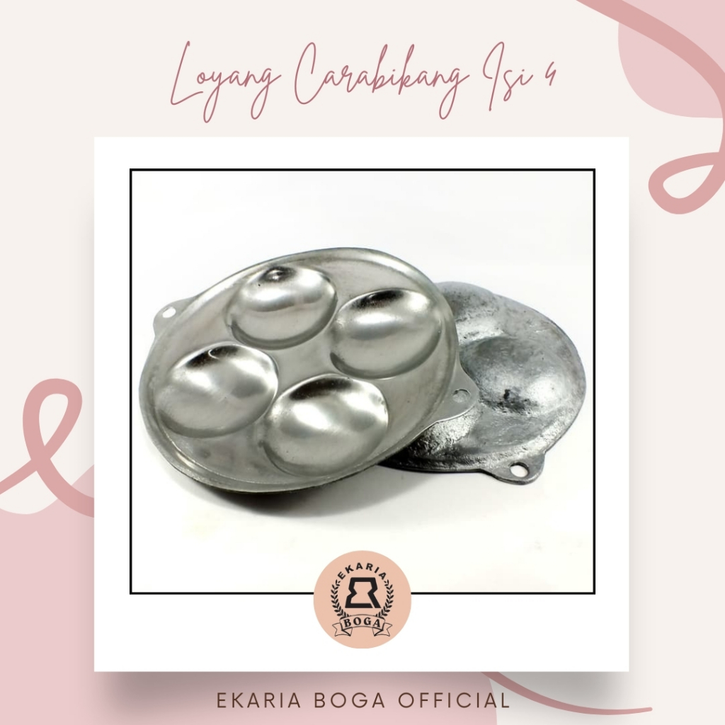 LOYANG | CETAKAN KUE | KUE LUMPUR | APEM | KAMIR | TELUR | BIKANG | SERABI | LOYANG CARABIKANG ISI 4