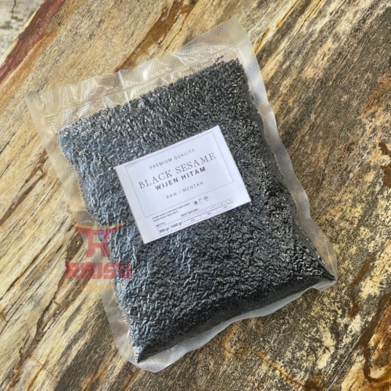 

BIJI WIJEN HITAM MENTAH RAW BLACK SESAME SEED 1 Kg