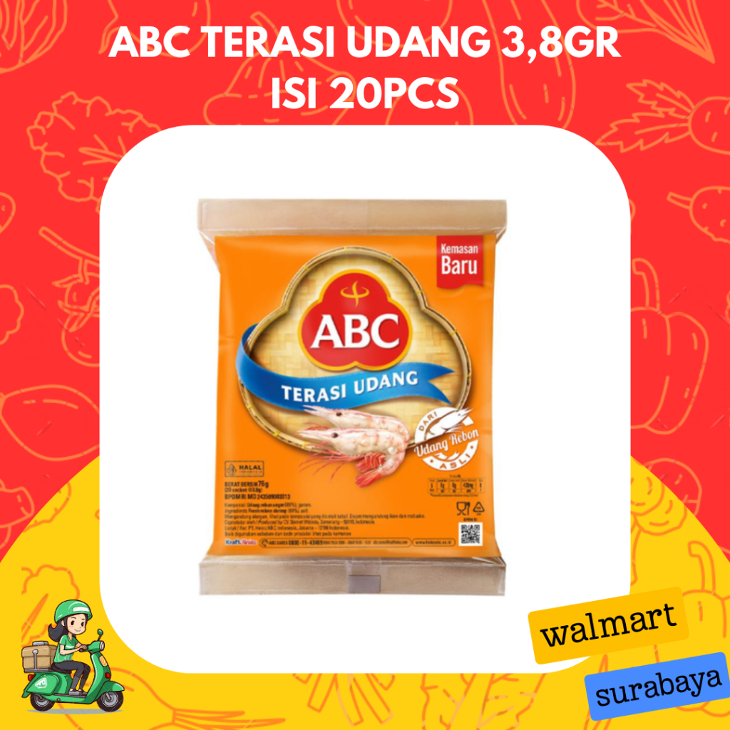 

ABC Terasi Udang 3,8g isi 20 pcs