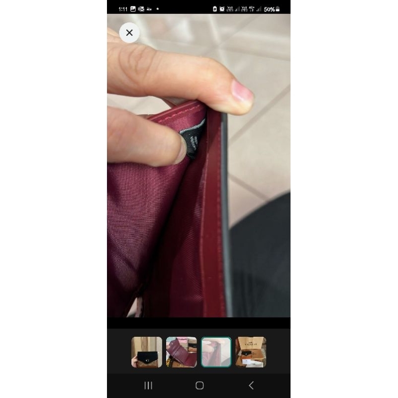 coach envelope wallet