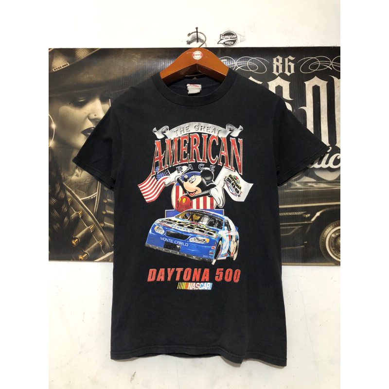 kaos vintage disney daytona 500 nascar