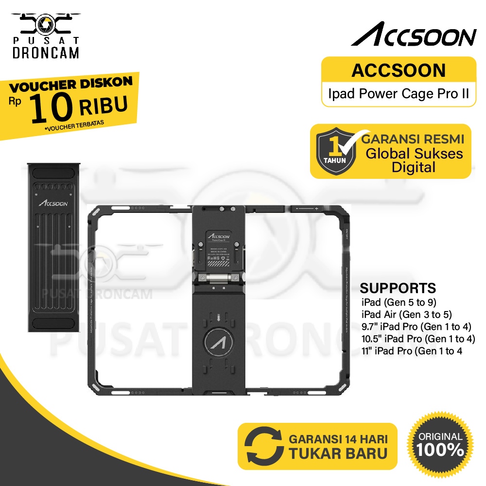 Accsoon Ipad Power Cage Pro II Resmi