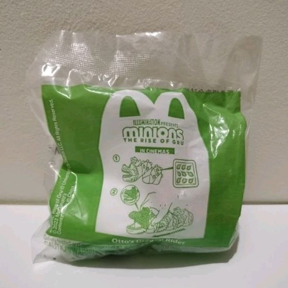 Mainan Happy Meal McDonald Minions The Rise of Gru/ Figure Pajangan