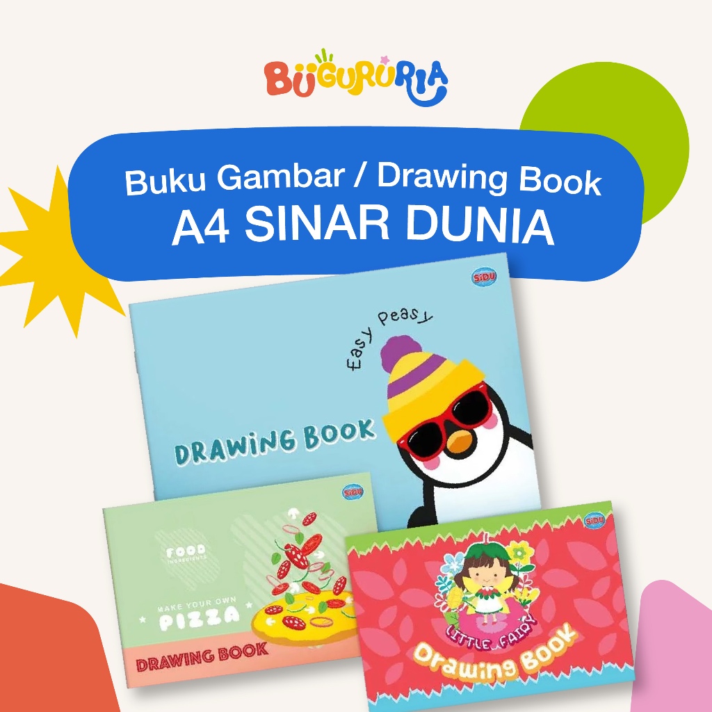 

Bu Guru Ria - Buku Gambar / Drawing Book A4 SINAR DUNIA