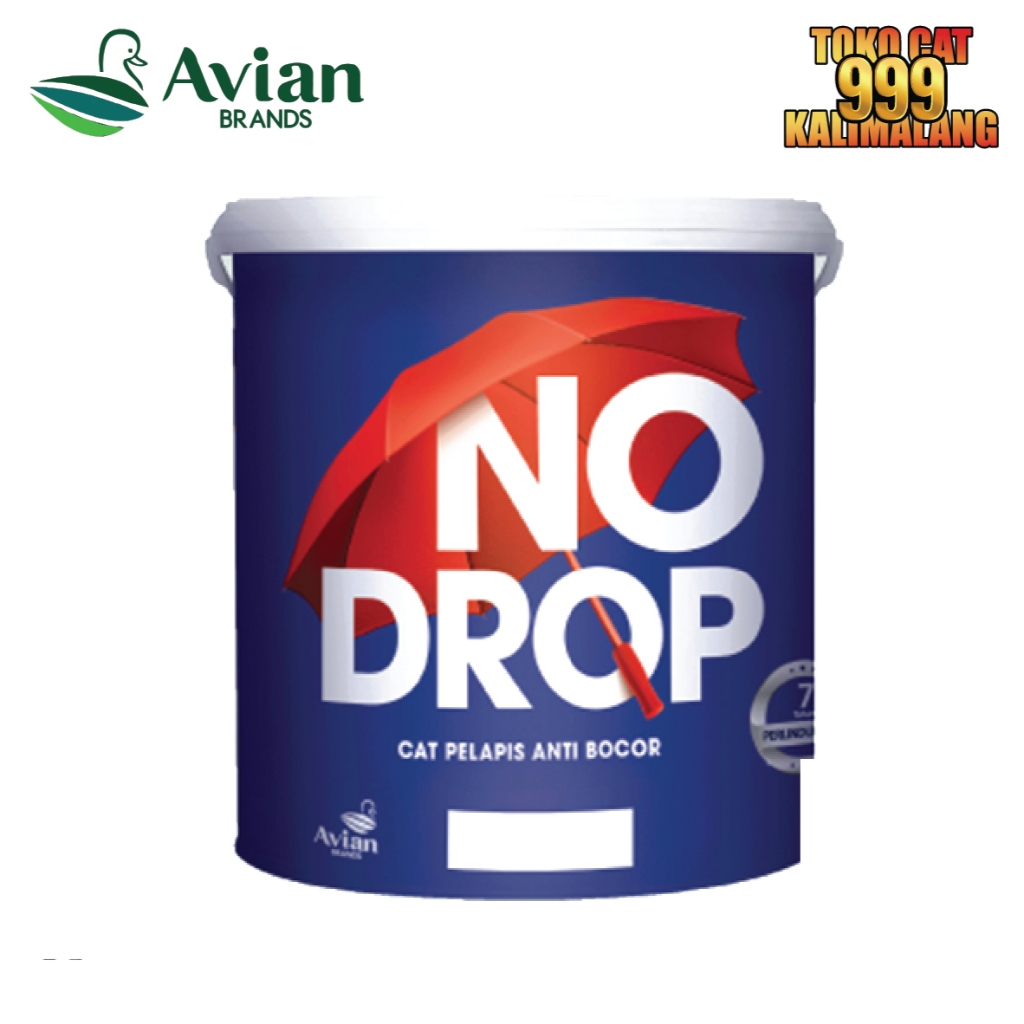 Cat Tembok Rumah Waterproof Anti Bocor Avian No Drop Semua Warna 4 Kg
