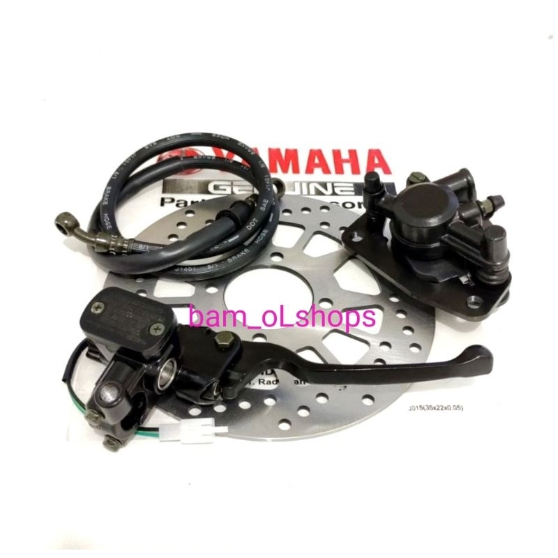 paketan fullset selang rem+master rem+piringan+kaliper depan Yamaha X-Ride 115