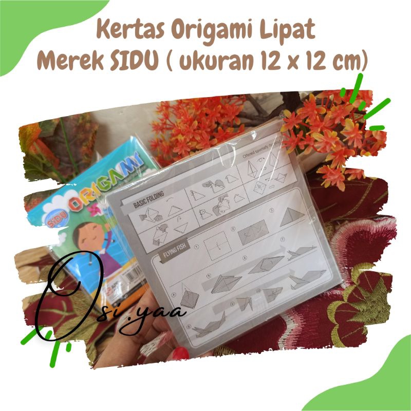 

Kertas Origami Lipat Merek SIDU
