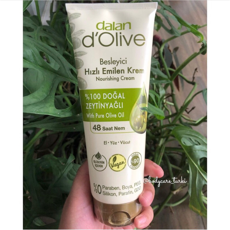 

New packaging, Dalan d olive hand & body cream 250ml