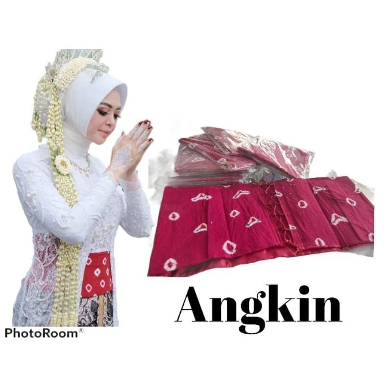 Angkin Motif Jumputan | Angkin Jumputan | Stagen Jumputan | Satagen Instan