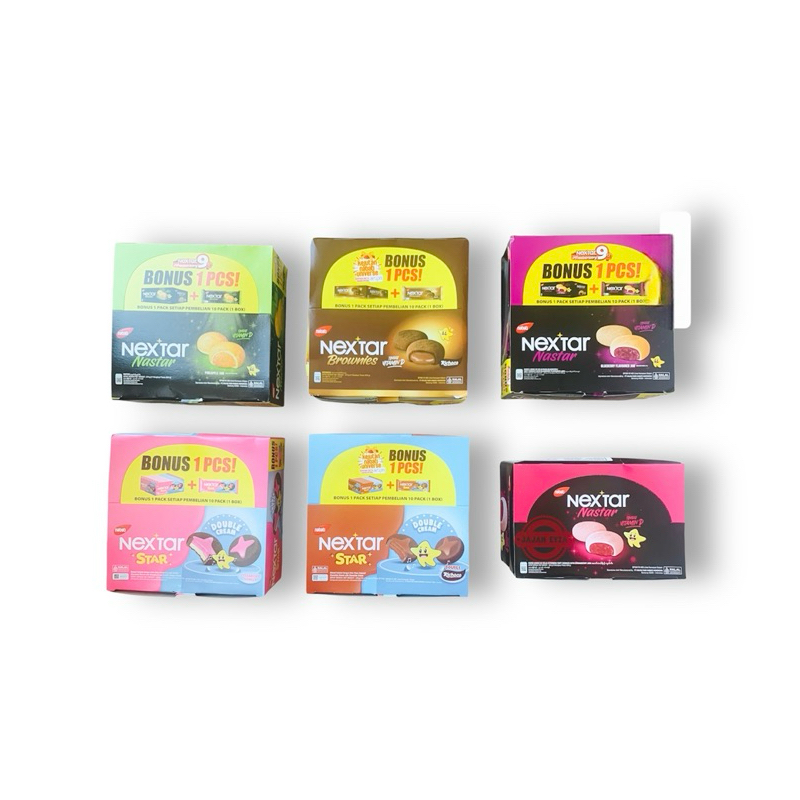 

NABATI NEXTAR BROWNIES / NEXTAR NANAS / NEXTAR COKELAT / NEXTAR STRAWBERRY / NASTAR COKLAT / NEKSTAR GOGUMA