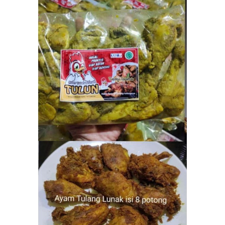 

HOU458 packingaman Ayam Tulang Lunak Siap goreng isi 8 Potong