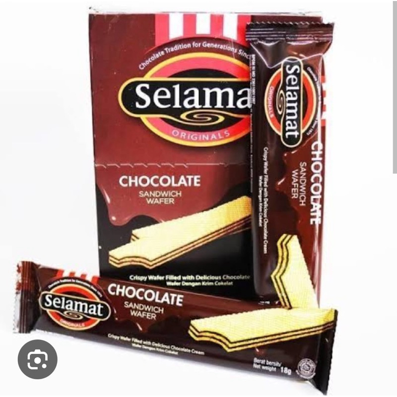 

SELAMAT wafer chocolate 12 gram box