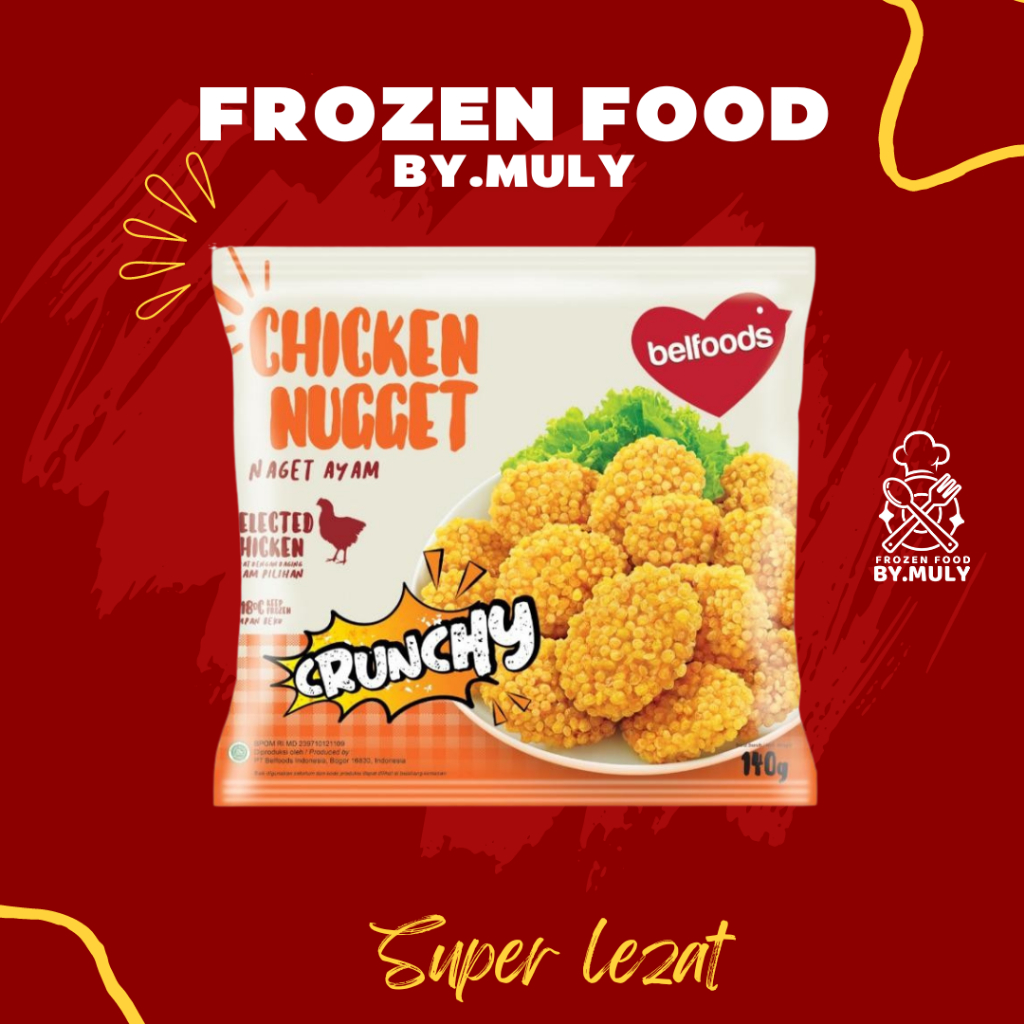 

Belfoods Chicken Nugget Crunchy 140 gram