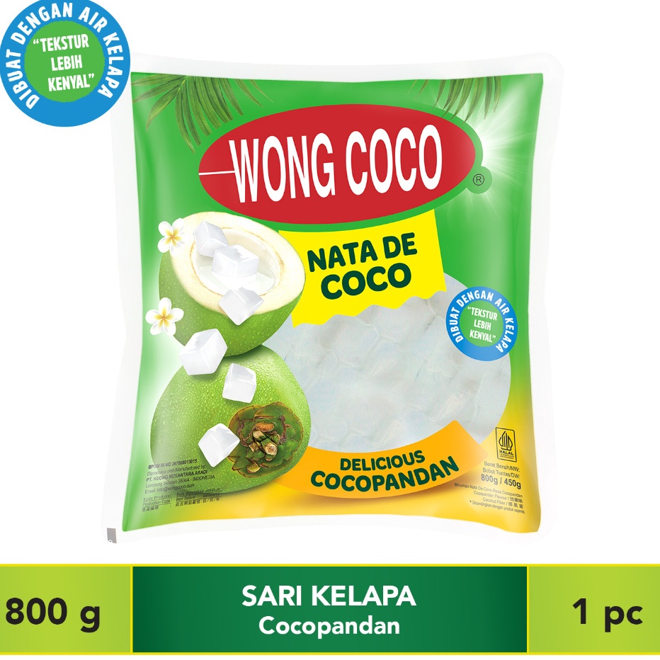 

MEGA SALE Wong Coco Sari Kelapa Cocopandan Bag 8Gr