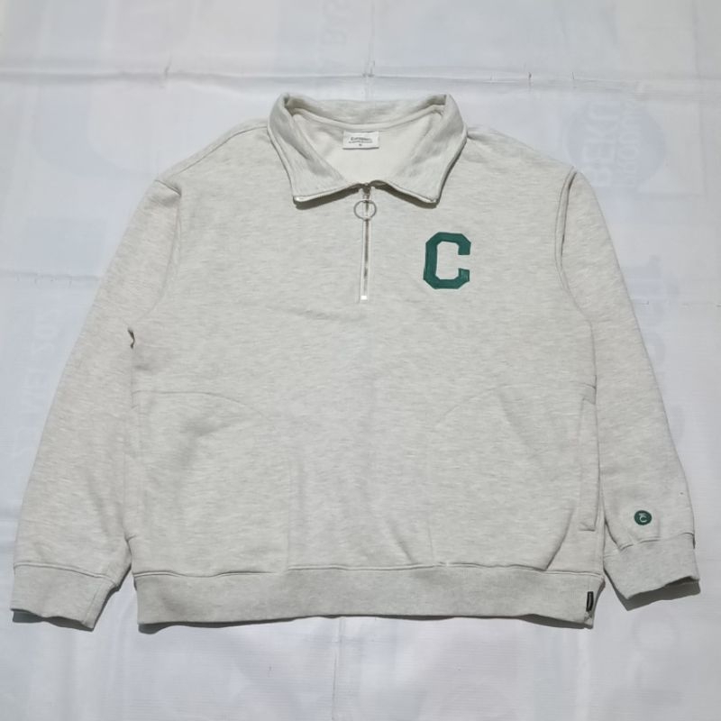 Covernat X Lee Do Hyun half zipper side pocket