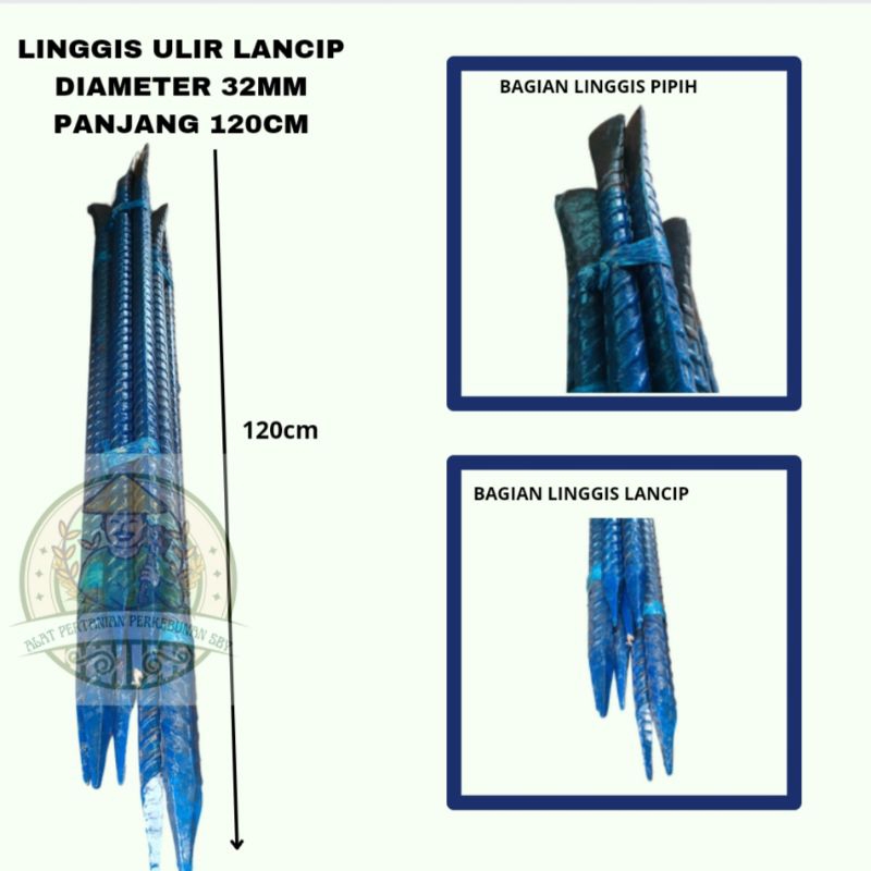 LINGGIS BESI ULIR BESAR UK 32MM