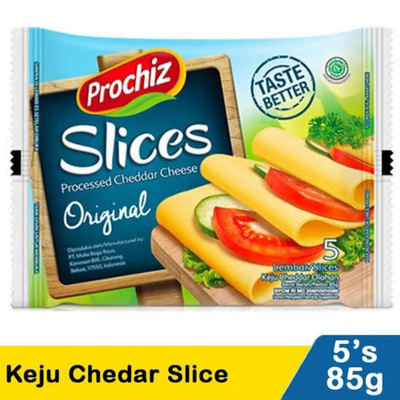 

Keju Prochiz Slice Cheddar 5 slice