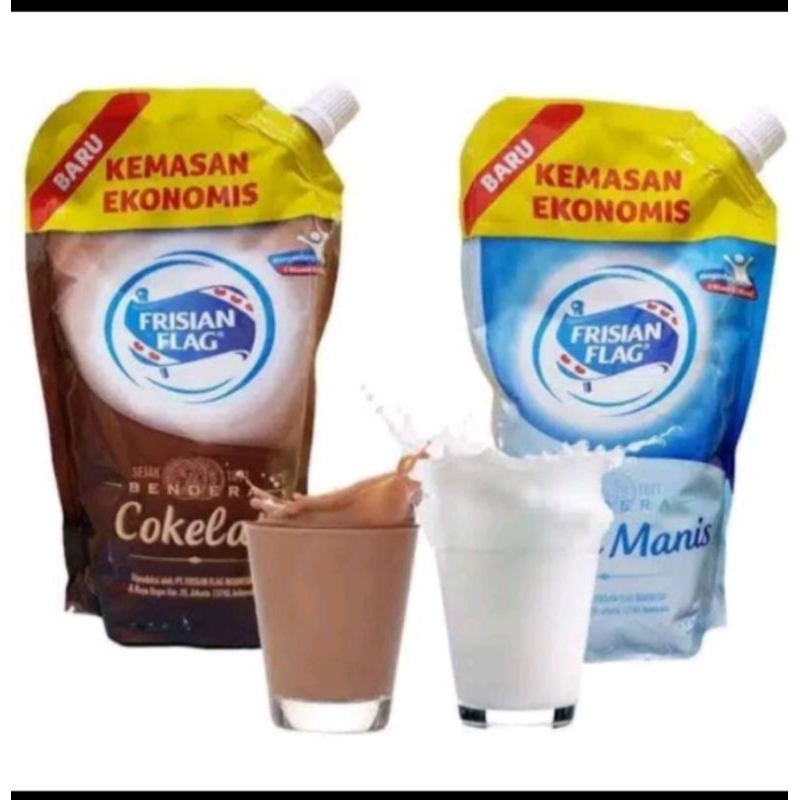 

SUSU FRISIAN FLAG REFILL POUCH COKLAT & PUTIH