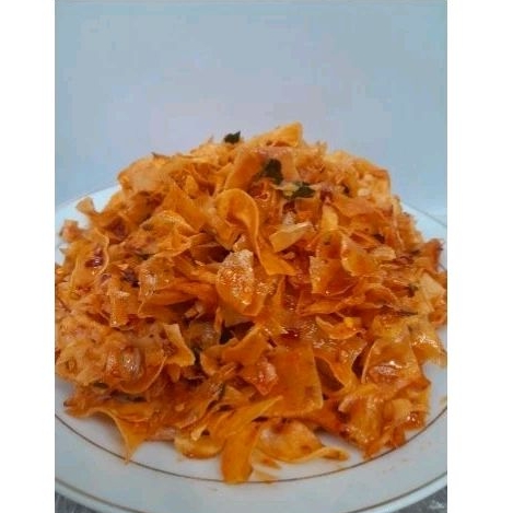 

Keripik singkong kriwil pedas daun jeruk 250 gram