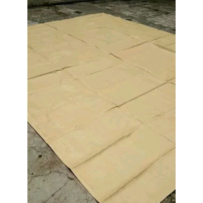 Terpal Hamparan Jemur Padi Gabah Cengkeh Lot Hampar ukuran 3x4 meter