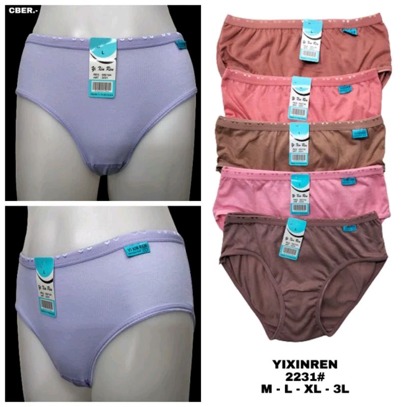 Celana dalam katun murah wanita yixinren cd katun wanita murah berkualitas cutting besar tebal