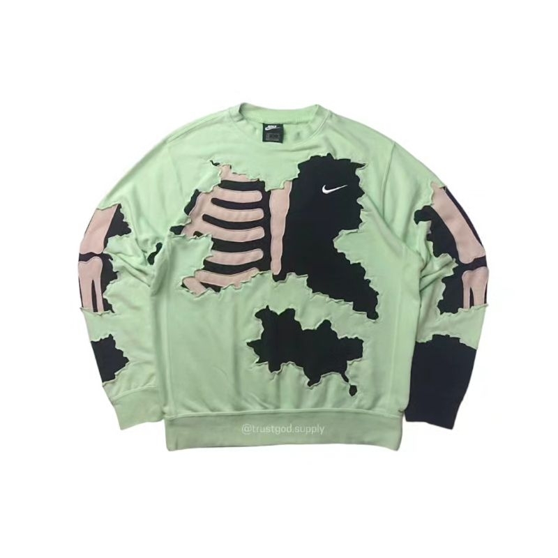 REWORKED NIKE SKELETON CREWNECK
