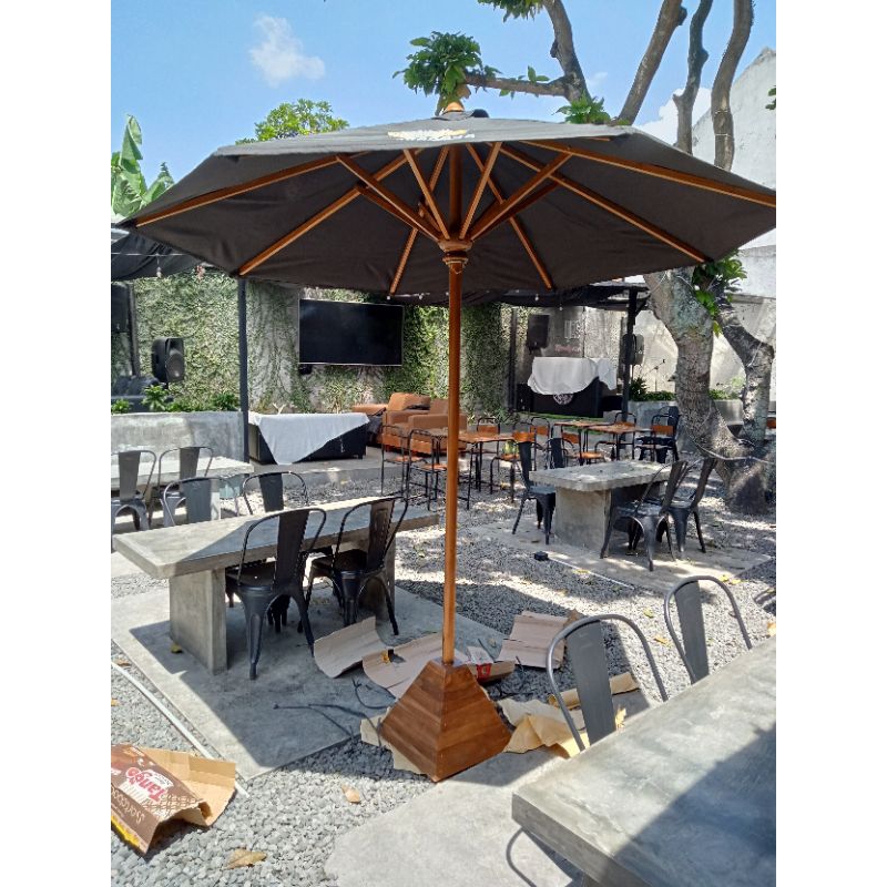 Payung tenda taman, payung resto taman