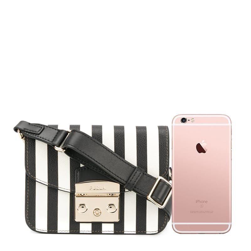 FURLA Metropolis 885780 Onyx Petalo Shoulder Bag Complete Set [Authentic International Guaranty]