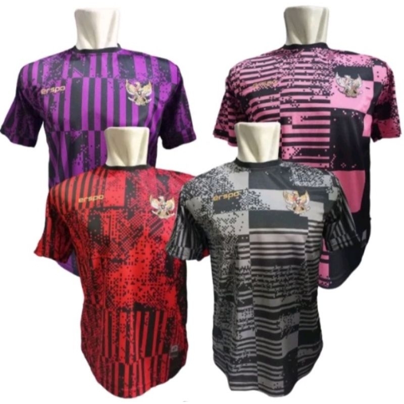 JERSEY PREMATCH/ TRENNING TIMNAS INDONESIA PLUS NAMESET our TANPA NAMESET