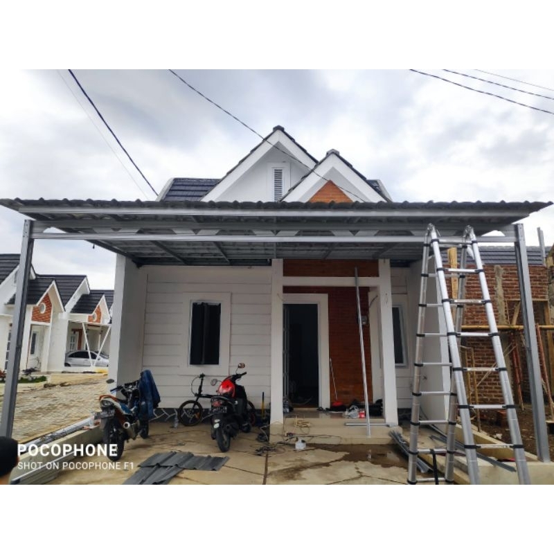 KANOPI BAJA RINGAN // ATAP SPANDEK // ALDERON // TERMURAH