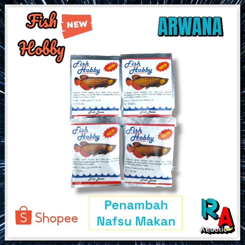 Obat / Vitamin Ikan ARWANA Hobbis Anti STRESS dan Penambah Nafsu Makan Arwana Berkualitas