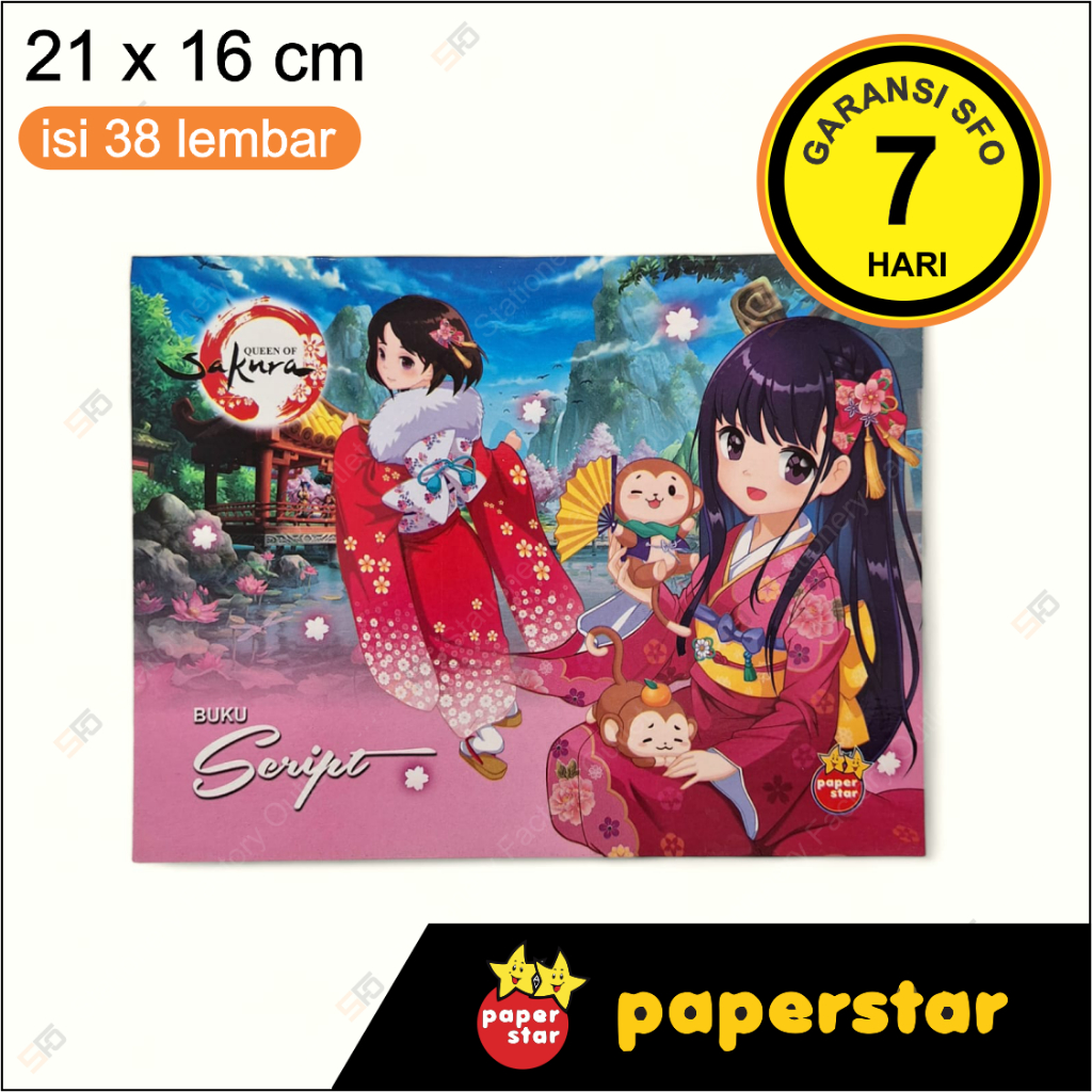 

Buku Script isi 38 Satuan - Paper Star - SFO Semarang Official