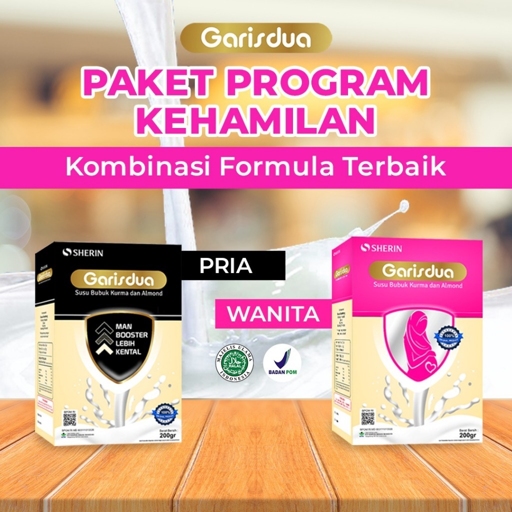 

PAKET 2 BOX Susu PROMIL For women dan men 200g - Susu etawa PREMIUM GARISDUA garis dua