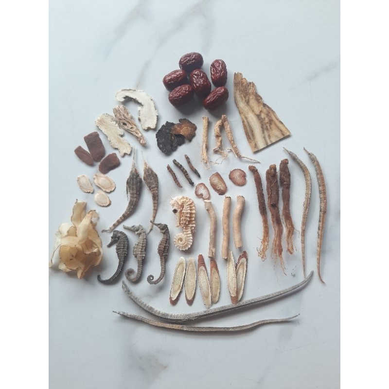 

Akar ginseng merah korea / cordyceps plus herbal alami